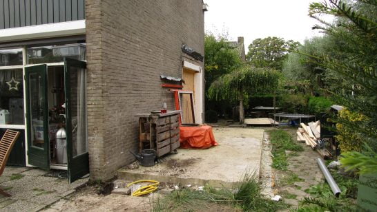 voor aanbouw woning