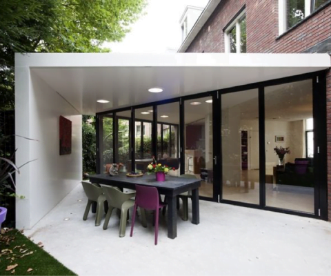 prefab uitbouw