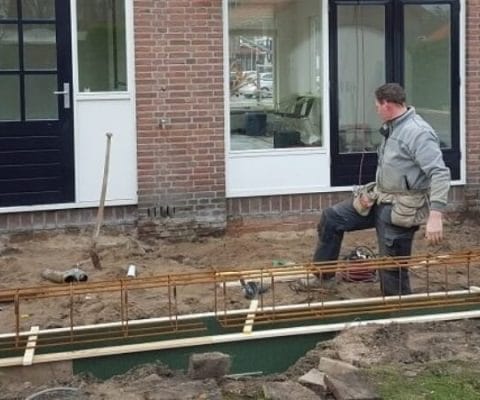 Koudebruggen aanbouw